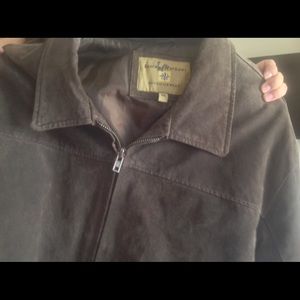 Boston Harbor Lined Leather Suede Coat Jacket 2XL